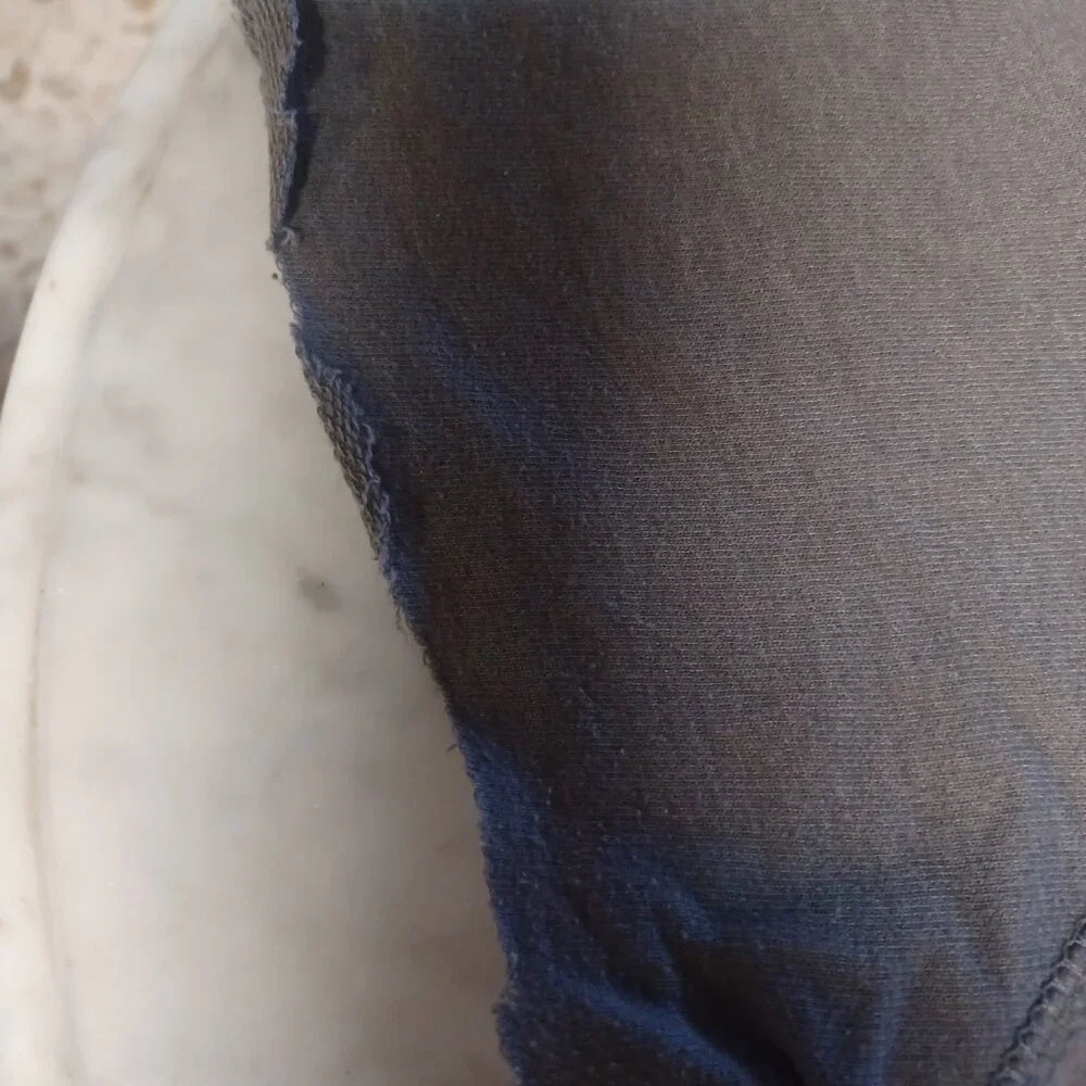 Instant Message Women's Retro-Look Pull-on Short Sleeve Top "Mrs. Claws" M Gray - Picture 3 of 6